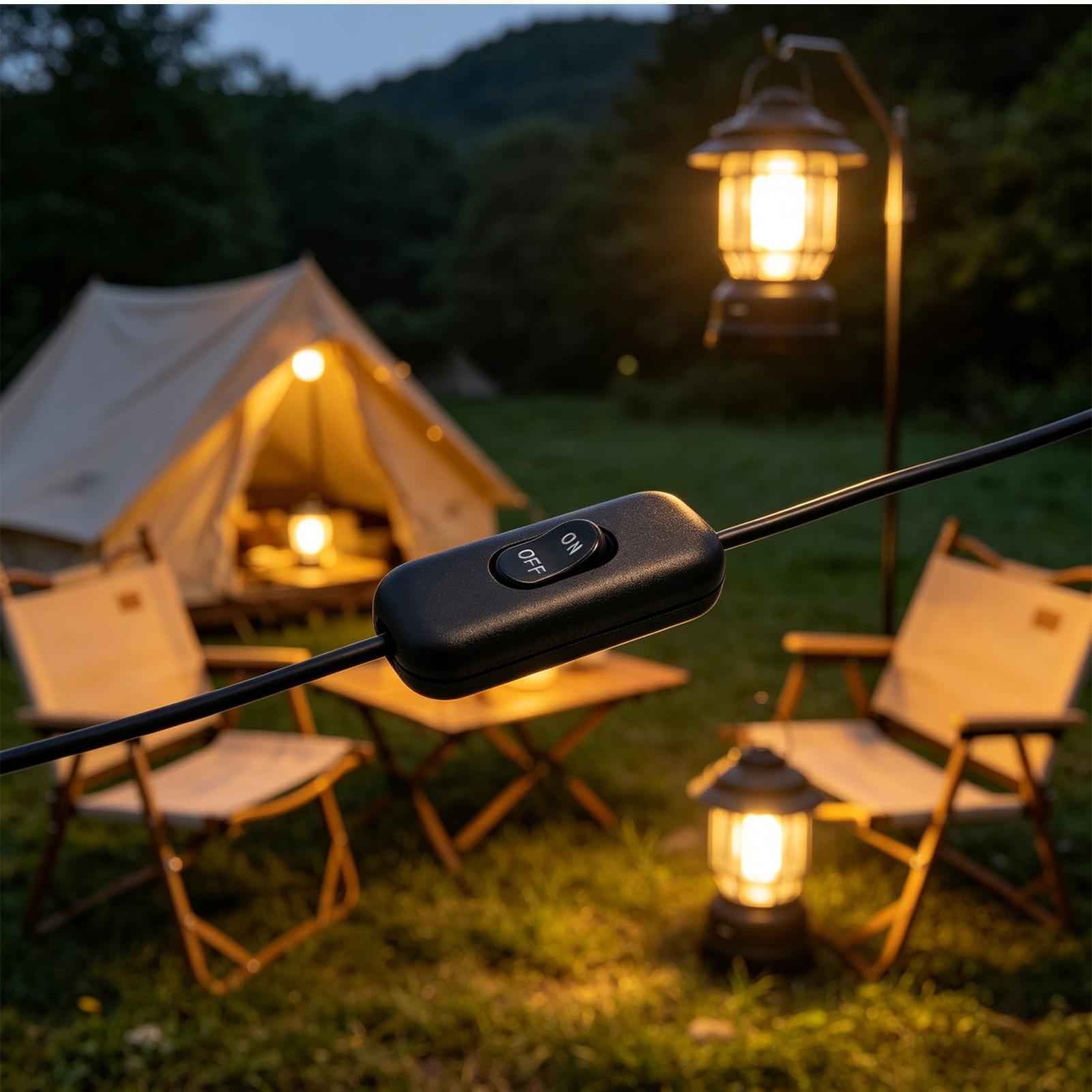 2pcs 6A 250V Inline Cord Switc - đánh giá và giá Desk Setup On Bed