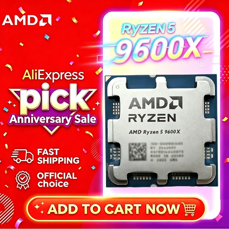 AMD Ryzen 5 9600X 100% AMD R5  - đánh giá và giá Amd Cpu Ryzen 5
