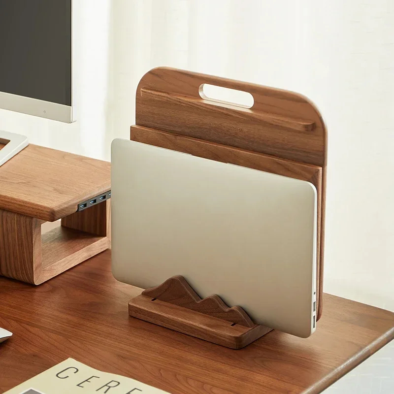 Custom Wooden Laptop Stand Ver - đánh giá và giá Vertical Laptop Stand