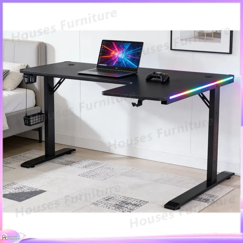 Large 160cm Gaming Desk with L - đánh giá và giá Desk Setup For Office