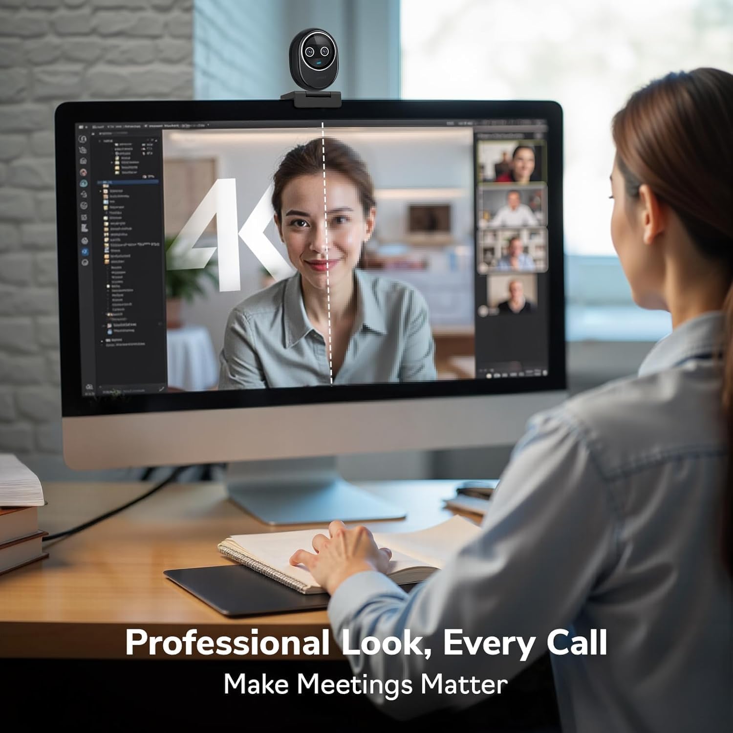Webcam 4K EMEET Dual-Camera AI - đánh giá và giá Desk Setup Streaming