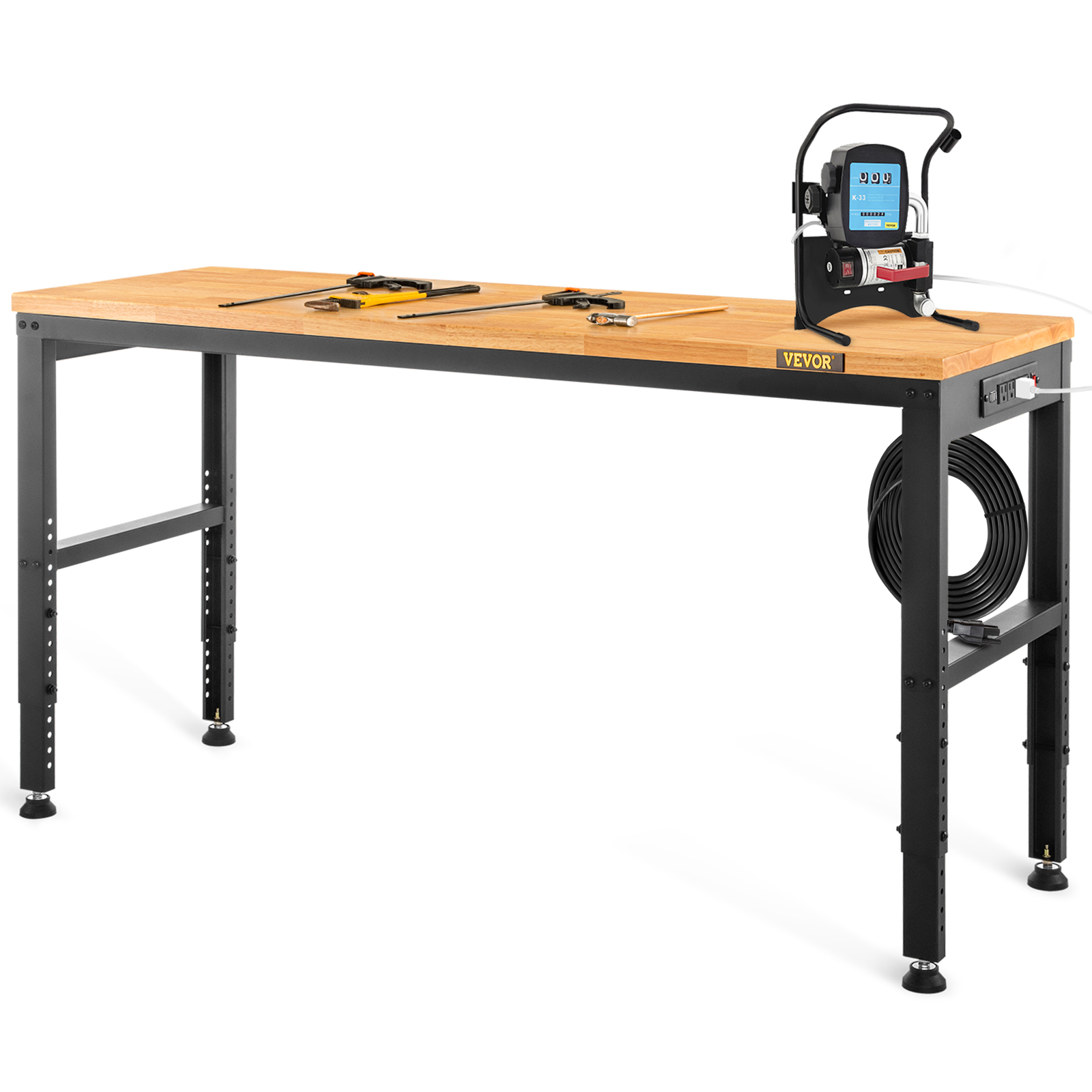 SucceBuy 72cm Woodworking Work - đánh giá và giá Desk Setup Oak