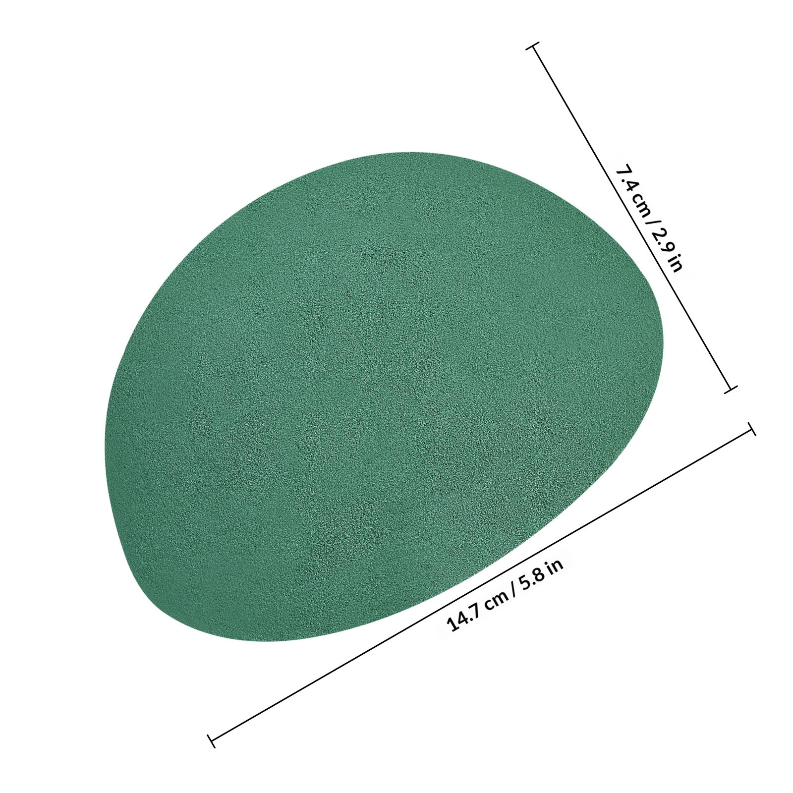 2Pcs Green Half Round Floral D - đánh giá và giá Desk Setup Green
