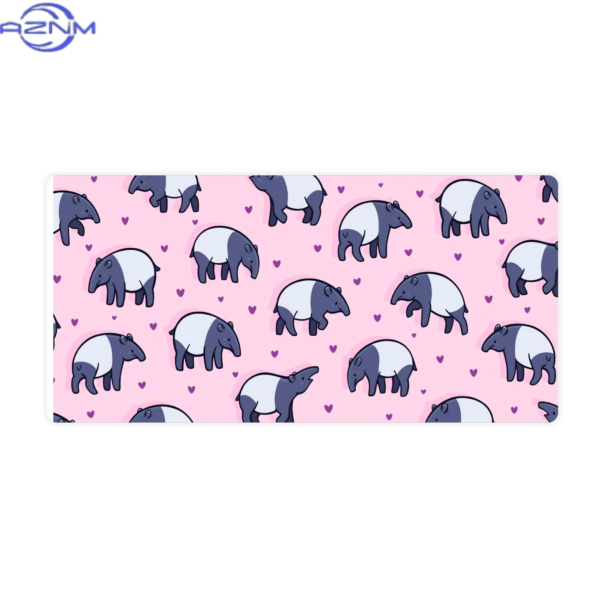 Tiny Tapirs Large Desk Mat for - đánh giá và giá Desk Setup Streaming