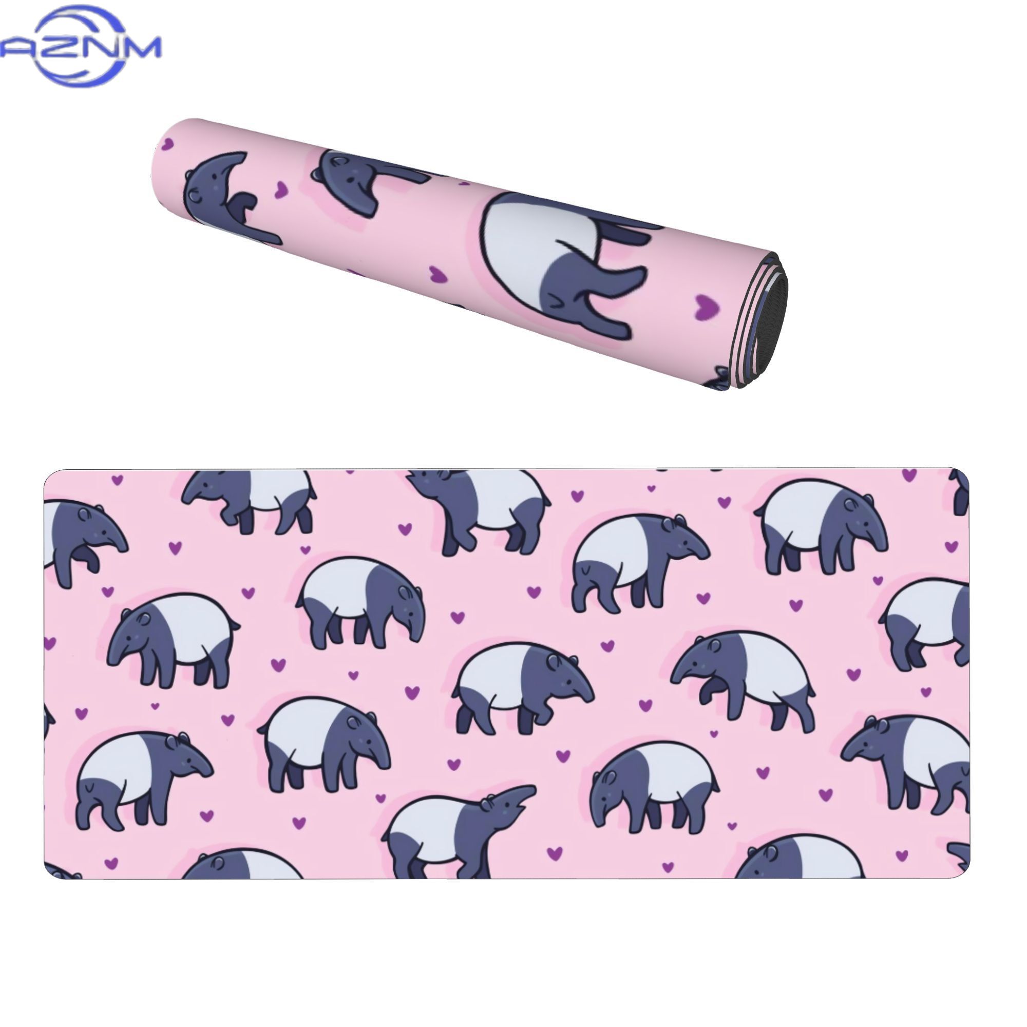 Tiny Tapirs Large Desk Mat for - đánh giá và giá Desk Setup Streaming